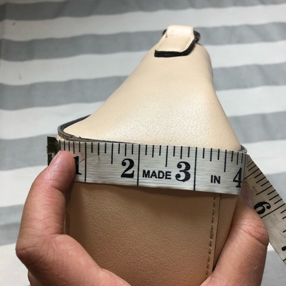 Free people cross body bag cutouts beige purse - Picture 8 of 8